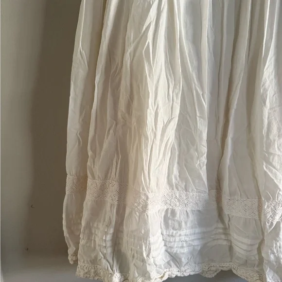 Valerie Stevens Cream A-Line Maxi Skirt - Picture 2 of 6